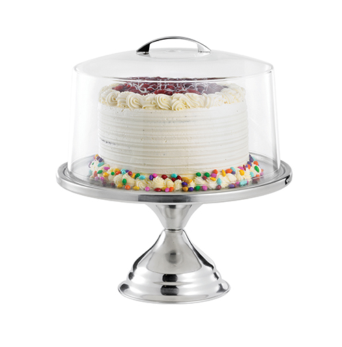 Cake stand with plastic dome best sale